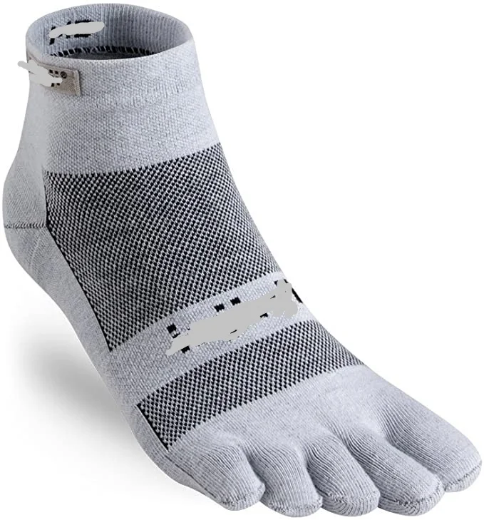 cotton Men Five Toe Socks custom OEM and colorful yoga breathable Magnetic toe grey custom five finger socks short five-toe