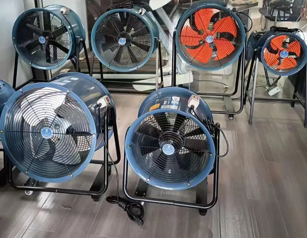 110V 220V 12inch Portable Axial Flow Fan Ventilation Blower 200MM Portable Axial Flow Fan