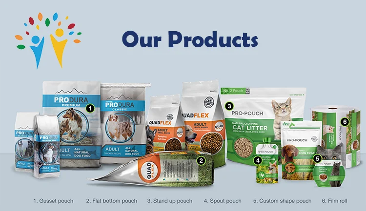 Custom Printed Waterproof Vacuum Gusset Pouch Silica Gel Cat Litter For Wholesale China Pet Supplies Cat Litter Packaging Bags