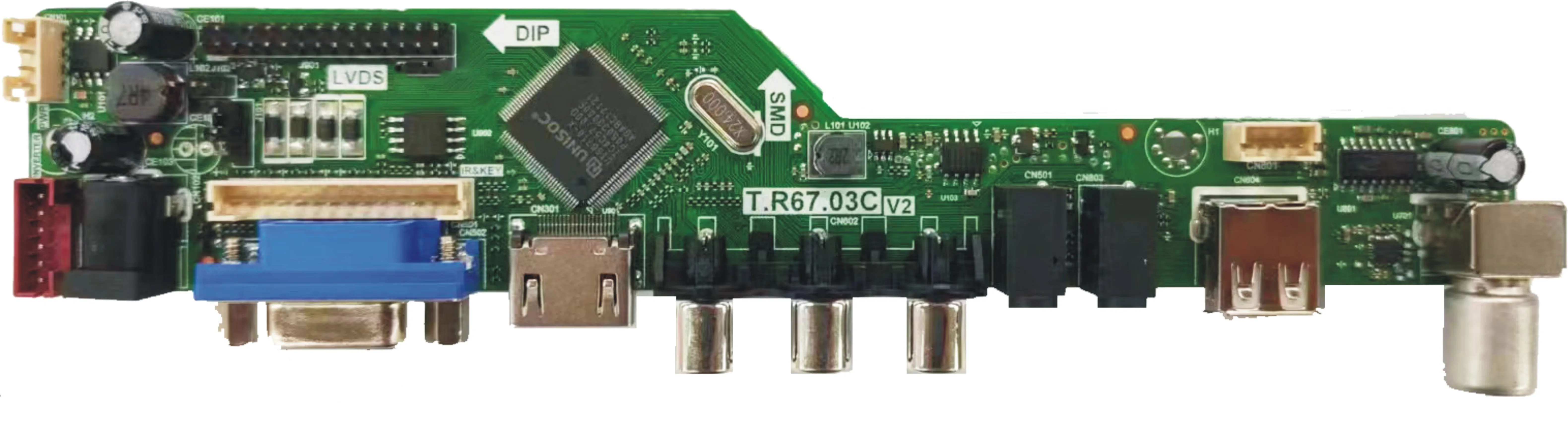 FLECL  TR67.03C  LED MOTHER BOARD  TV MAIN BOARD  FOR 15-27 inch LED  LCD TV