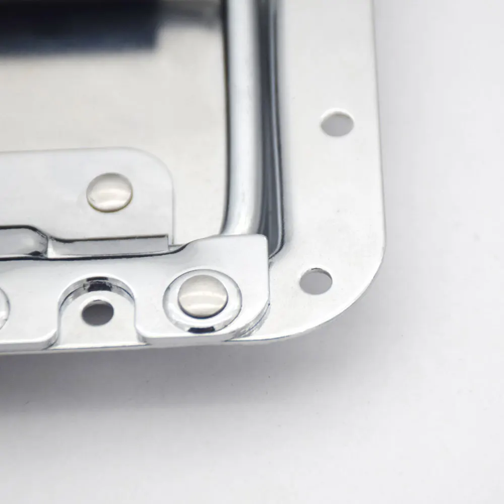 Fayshing High Quality Medium Spring Loaded Recessed Handle with Rubber Grip for Flight Case Tool Box, FS-2065