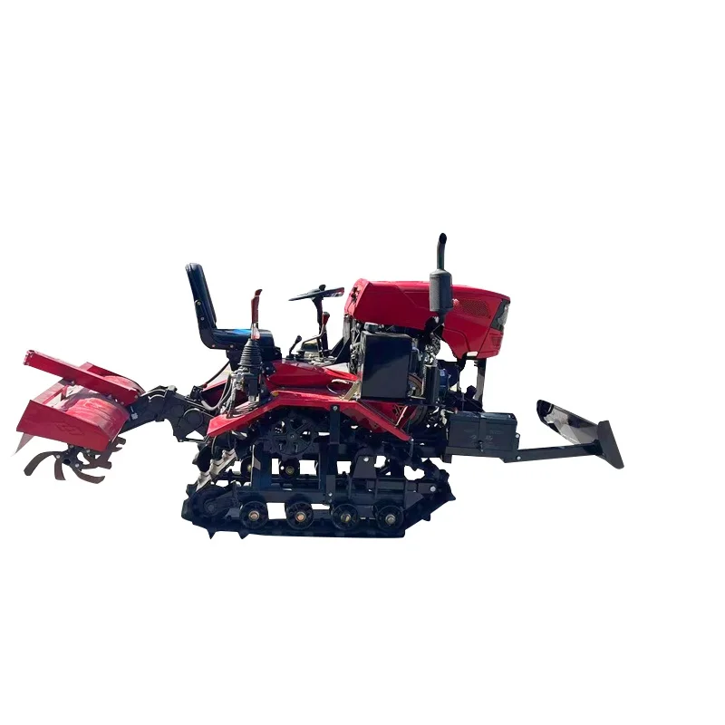 Cheap Price 40hp Paddy Field Crawler Tractor 50hp 80hp Crawler Rubber Track Tractor For Sale