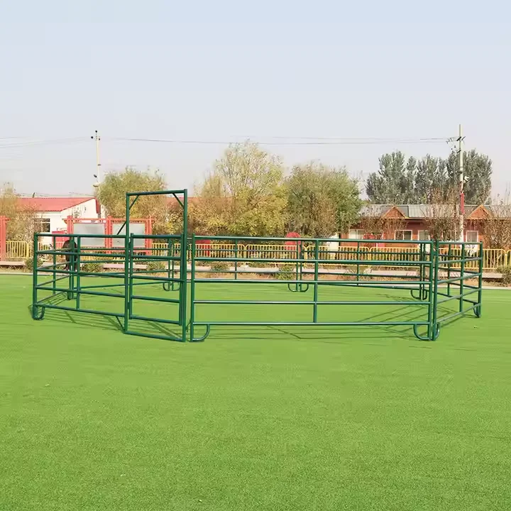 Factory-Priced Multi-Function Square Tube Galvanized Livestock Horse Fence Security Fence with Post Caps