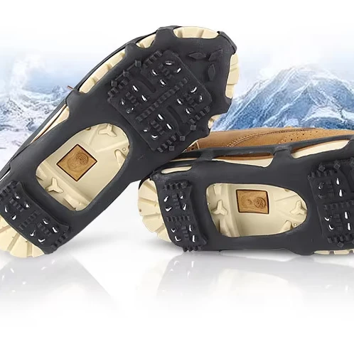 24-Tooth Cleats for Winter Climbing Snow and Ice Winter Sports Crampons Grippers for Camping & Hiking