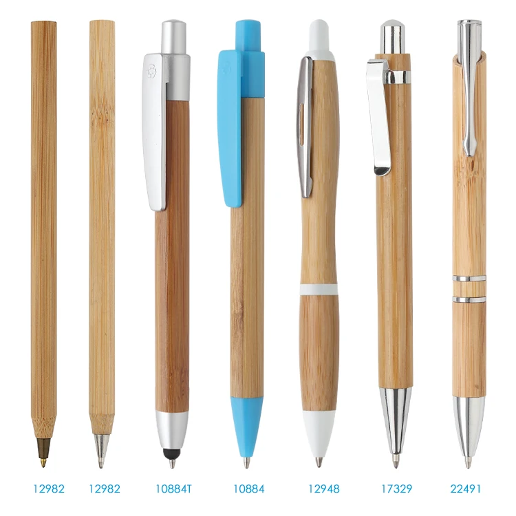 Stylo Alpen Gold Fancy Bamboo Pen Bamboo Promotional Bamboo Pen Wholesale Promotional Cheap Eco Friendly