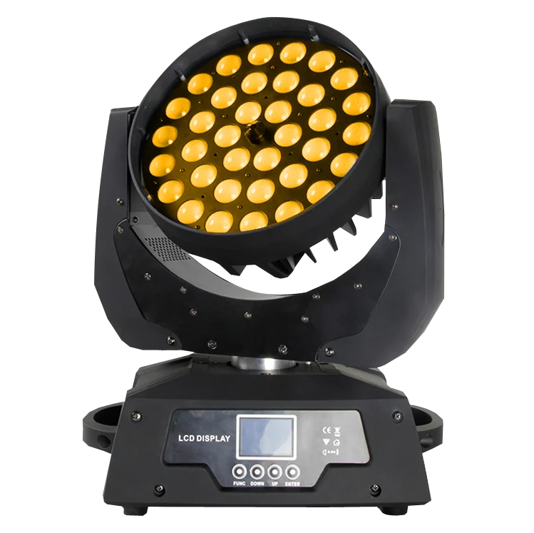 Светодиодная подвижная лампа с зумом 36x18