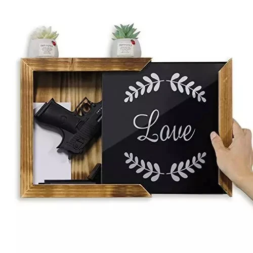 202408 Hidden Storage Shelf Concealment Storage Rack Safe Hidden Compartment Safe Gun Secret Concealment Furniture Shelf
