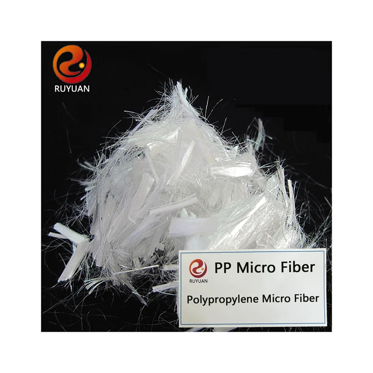 Ruyuan chemical macro monofilament of polypropylene fiber ADDIT FOR CONCRETE PP fibers