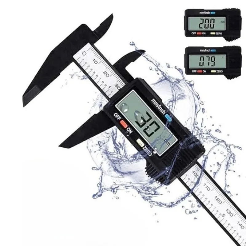 High precision 0-150mm 6 inch LCD screen measuring tool digital vernier caliper