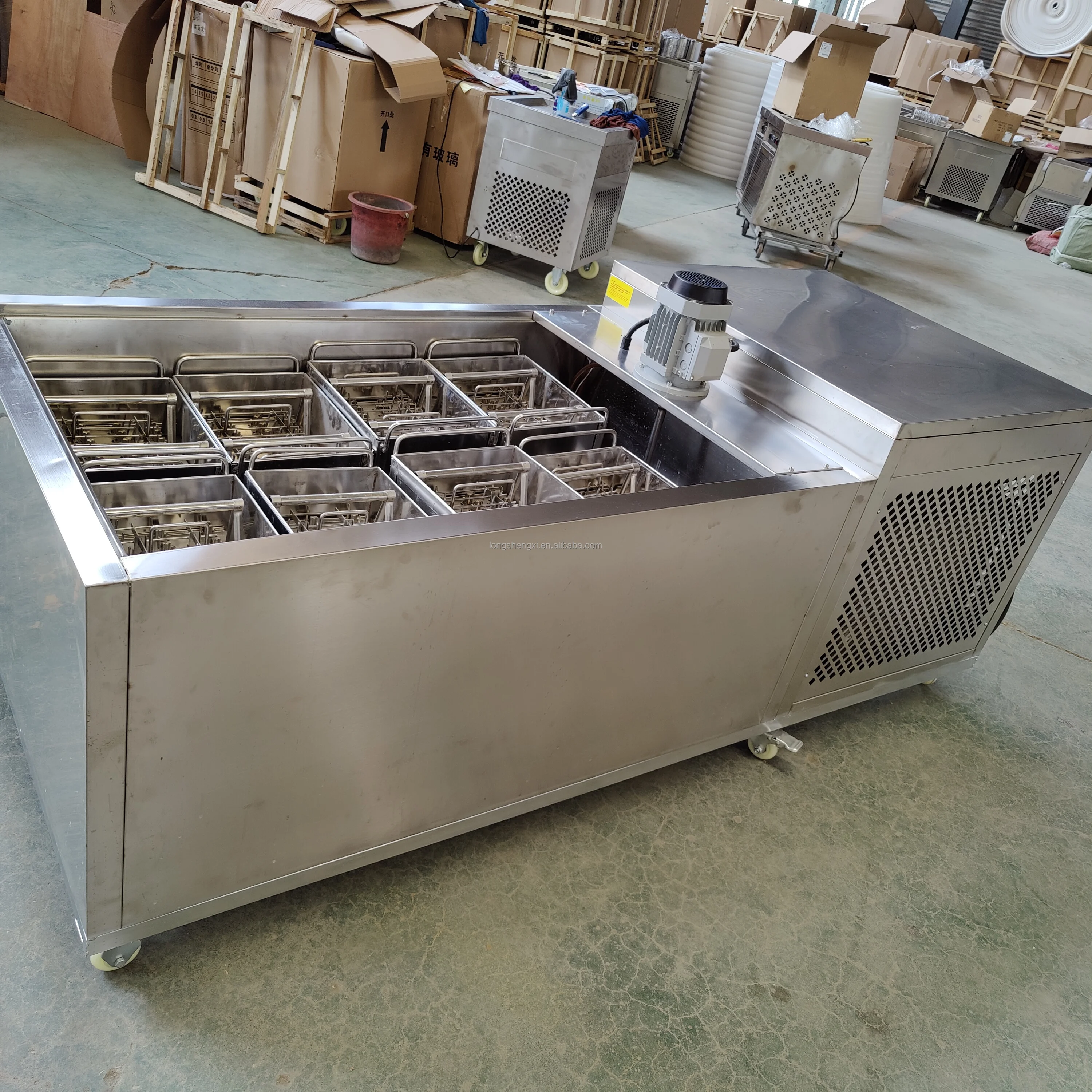 Stainless Steel 8 Molds Popsicle Machine Ice Lolly Popsicle Mold Making Machine Pop Freezing Machine