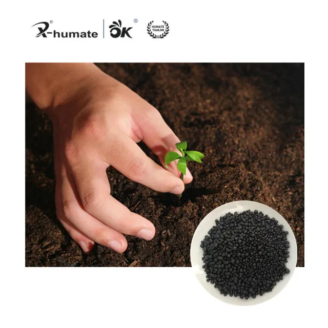 X-humate Granulos de aminoacidos de acido humico de fertilizer organico
