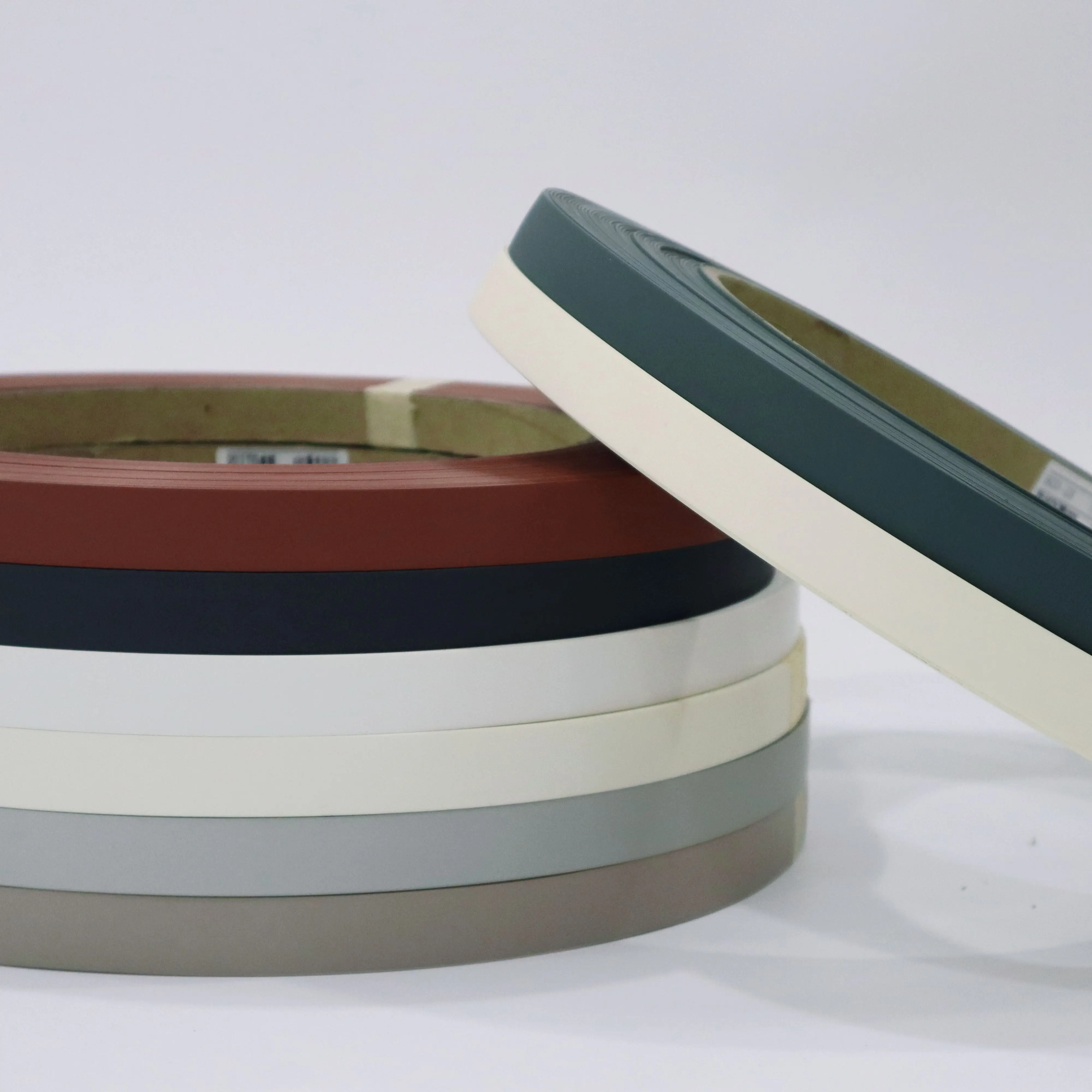 Factory White Wood Grain ABS Acrylic PVC Edge Banding Strip Edge Strip Tape Mdf Trim Plywood Pvc Edge Banding