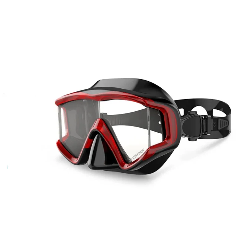 Оборудование для дайвинга с тремя линзами, закаленное стекло, сверхнизкий объем, маска для подводного плавания