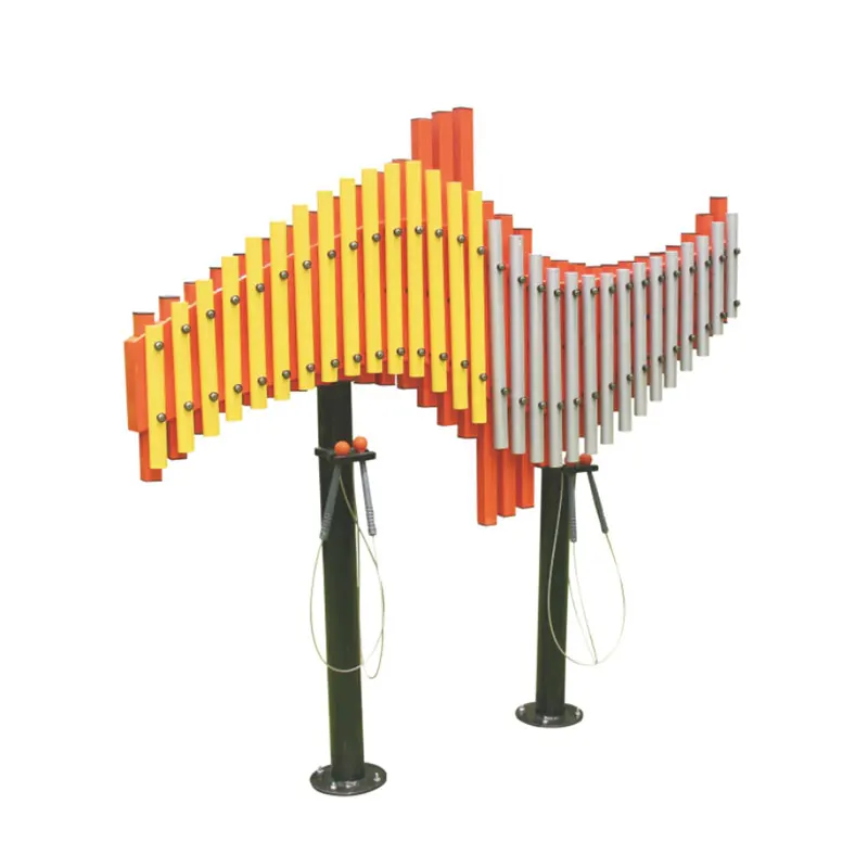 Outdoor Kids Park Playground Galvanized Steel Harp Percussion Toy Musical Instrument