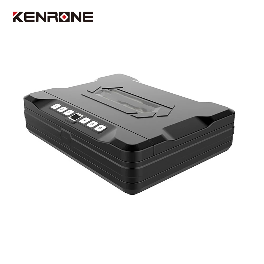 Hot Sale Factory Direct Fingerprint Pistol Safe Biometric Handgun Safe Portable Safe