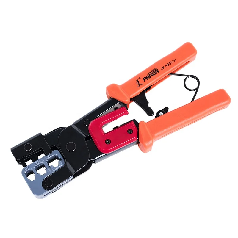 
PARON RJ45 Crimping Tool Applicable Electric Network Lan Cable Stranded Wire RJ45 Connector Plug Crimp Tool 