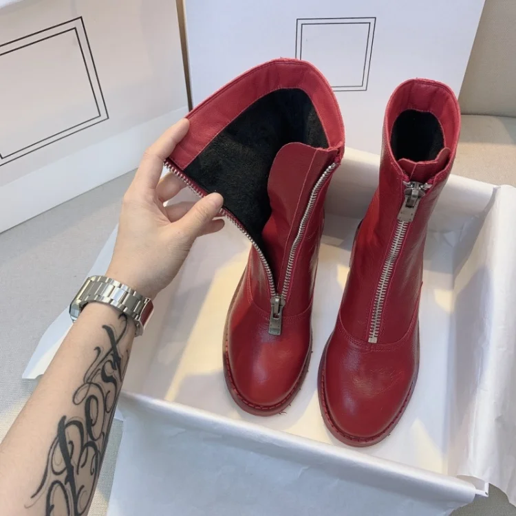 Ladies Shoes Wholesale Bulk Original Leather Designer Luxury Guid Shoes Calf boots For Womens Female