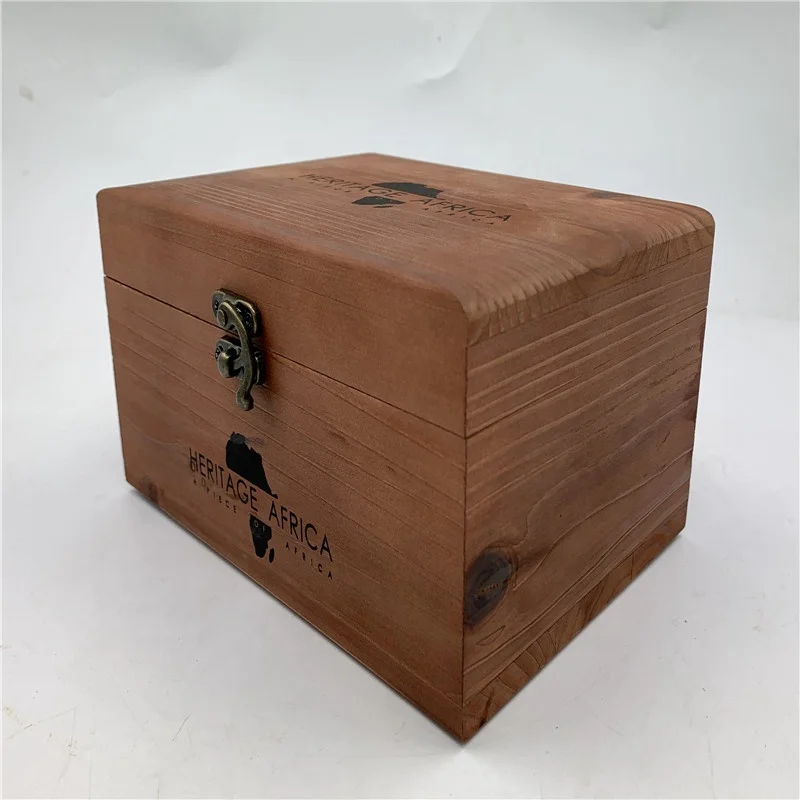 Custom logo Wholesale Spanish Cedar Wood cigar Humidor Box
