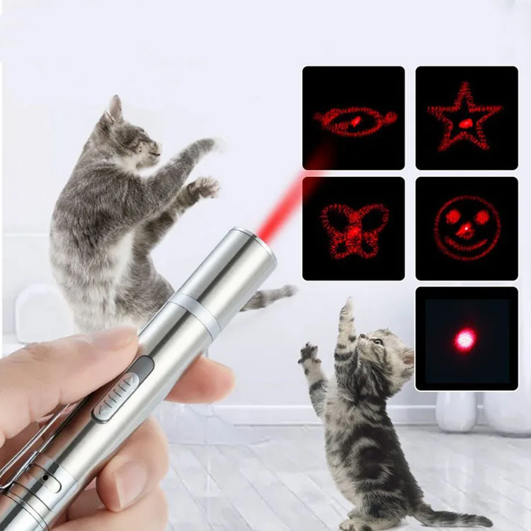 
High Quality USB Rechargeable Lithium Battery Funny Cat Laser Toy 