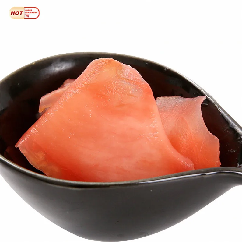 
Pickled Sushi Ginger 1kg/20 pounds/all package 
