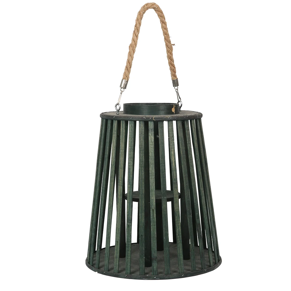 Direct selling hollow candle holder hanging lantern home decoration candle bamboo lantern