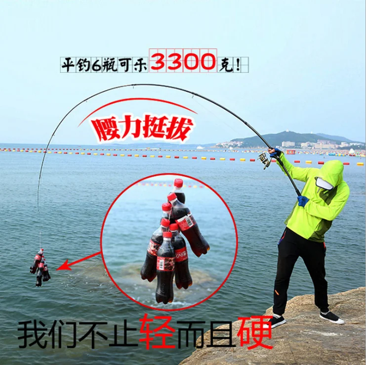 2.4/2.7/3.0/3.3/3.6/3.9/4.2/4.5/5.4M  telescopic Carbon Fiber Ultralight Fishing Pole  telescopic fishing rod