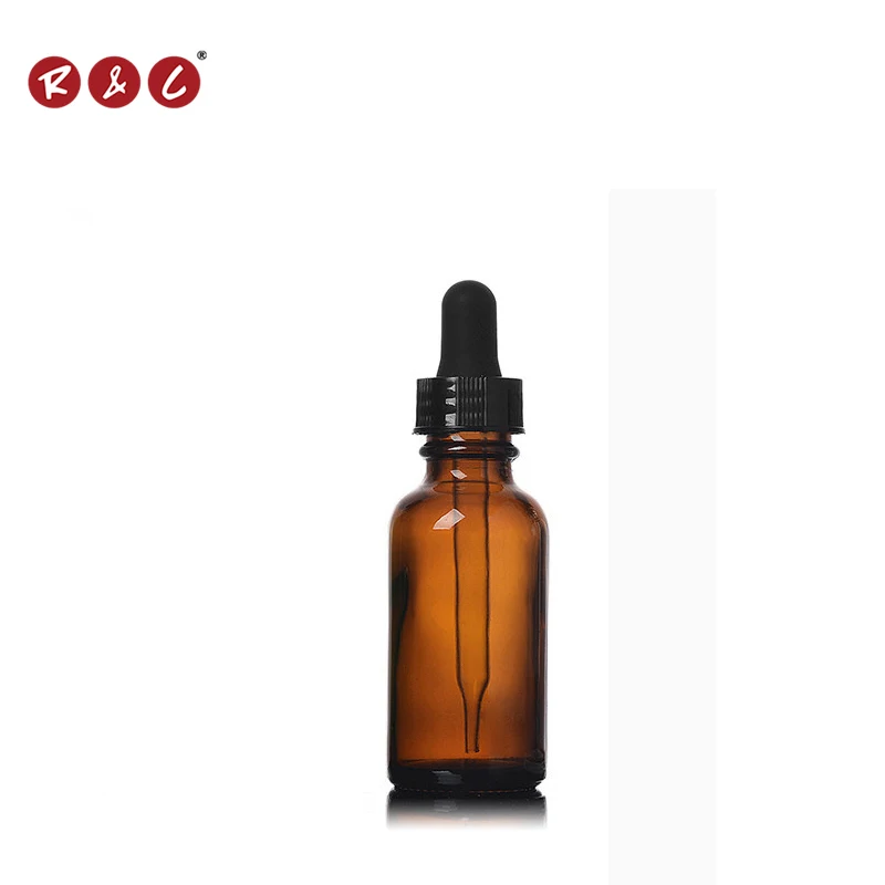 matte black glass dropper pipette 30ml bottle with cardboard tubes