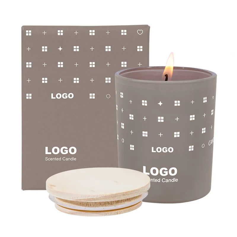 Low MOQ Aroma Diffuser Black Jar Candles & Home Fragrance Room Scented Candles Glass Jar Luxury