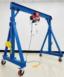 Регулируемый по высоте 4-колесный козловой кран небольшой мини 2ton 3ton 5ton 10ton портативный мобильный цена