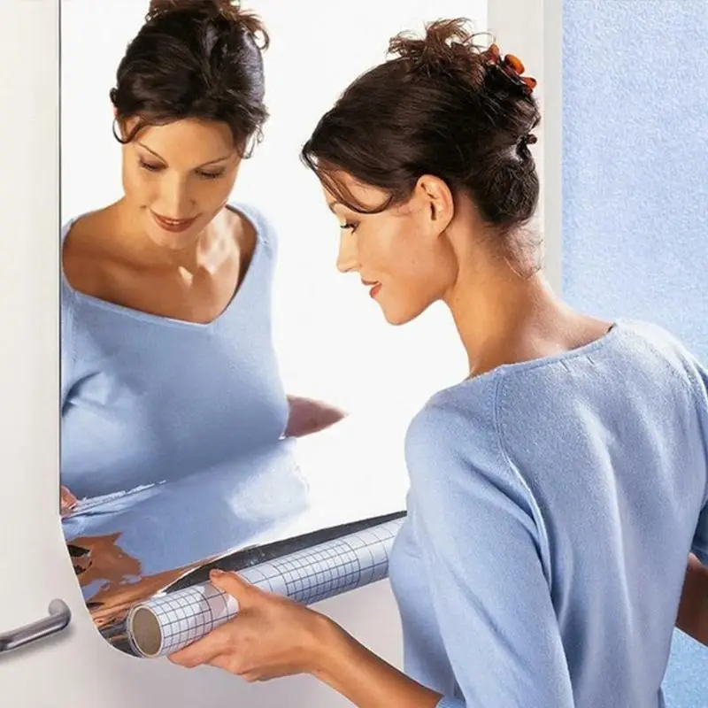 
Home decor adhesive 3d mirror sheet wall sticker 