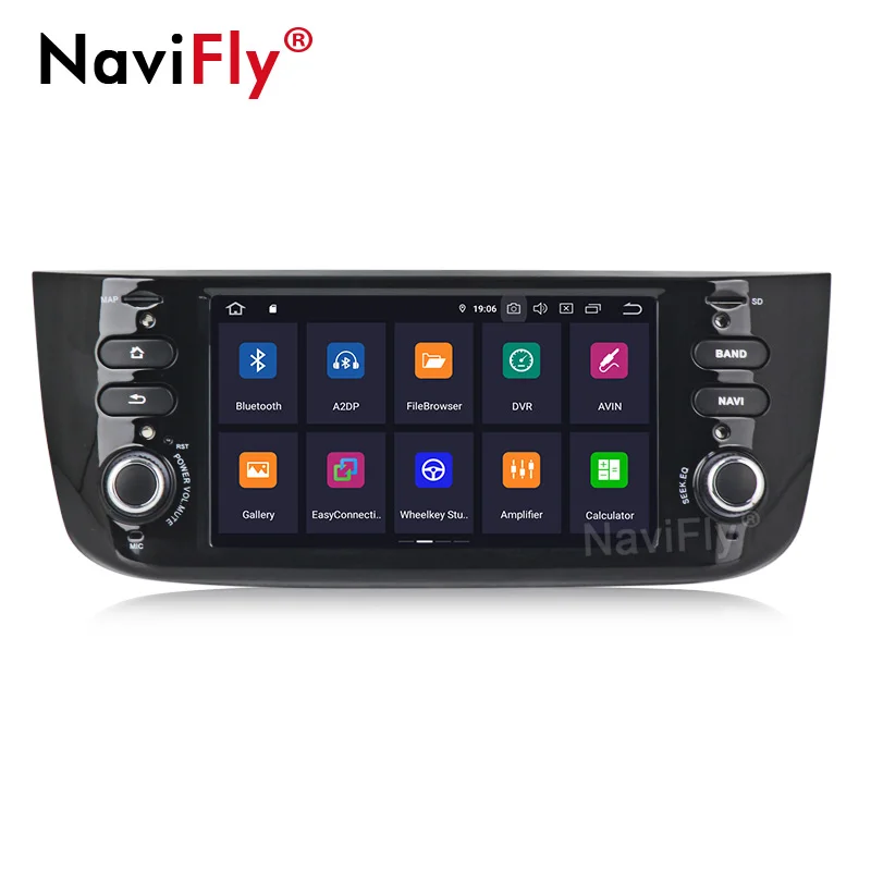 Автомобильный DVD-плеер NaviFly PX30 6 2 дюйма Android видео для Fiat/Linea/Punto 2012-2015 аудио радио стереосистема с + 16 Гб