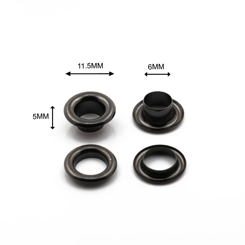 Guangtong factory direct sale grommet eyelet custom made brass eyelet for clothing