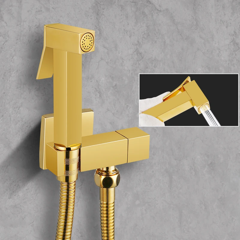 Латунный квадратный распылитель для биде ручной Shattaf аксессуары туалета