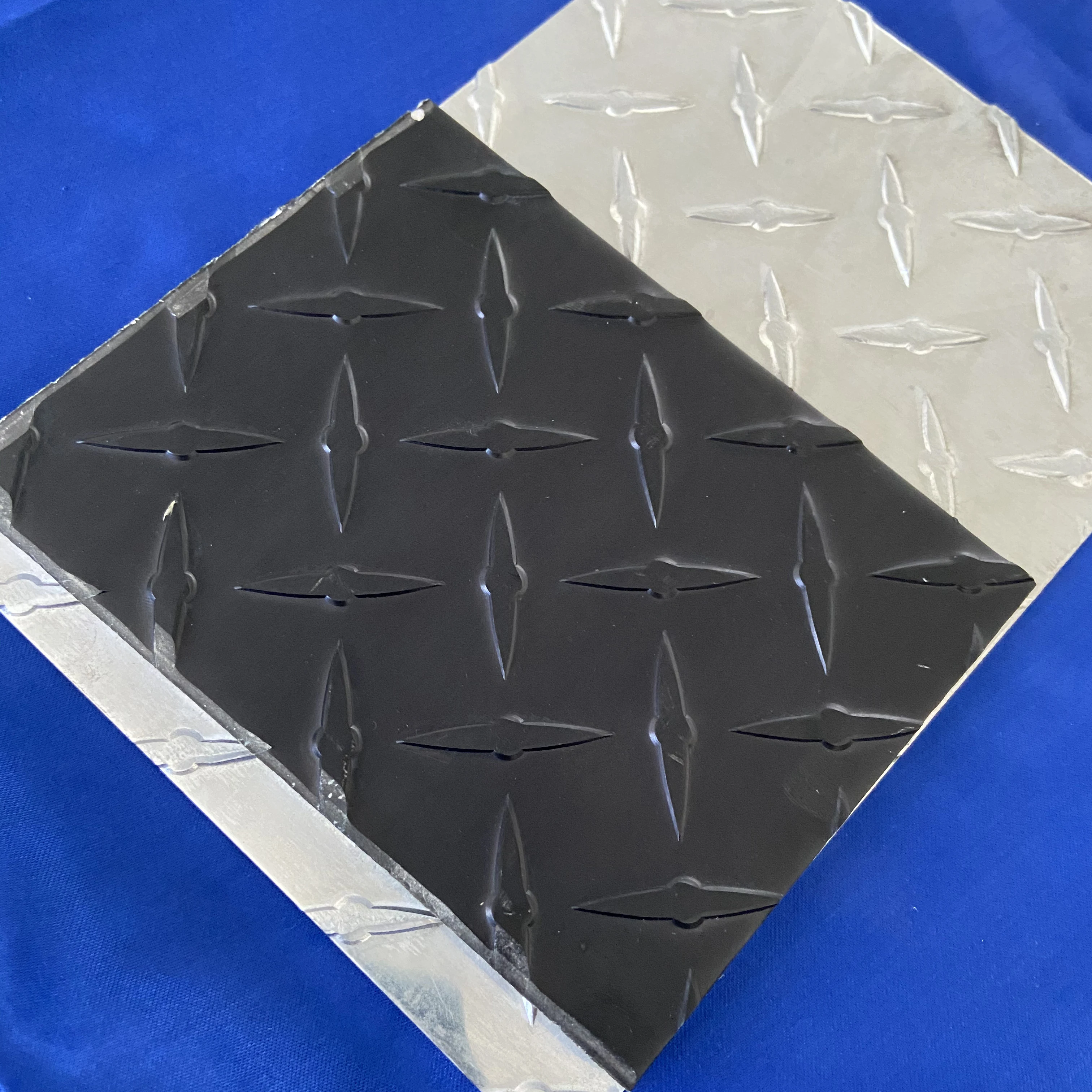 Anodizing Checkered Diamond Aluminium Patterned Aluminium Checkered Sheet Embossed Pattern Tread Aluminum Plate