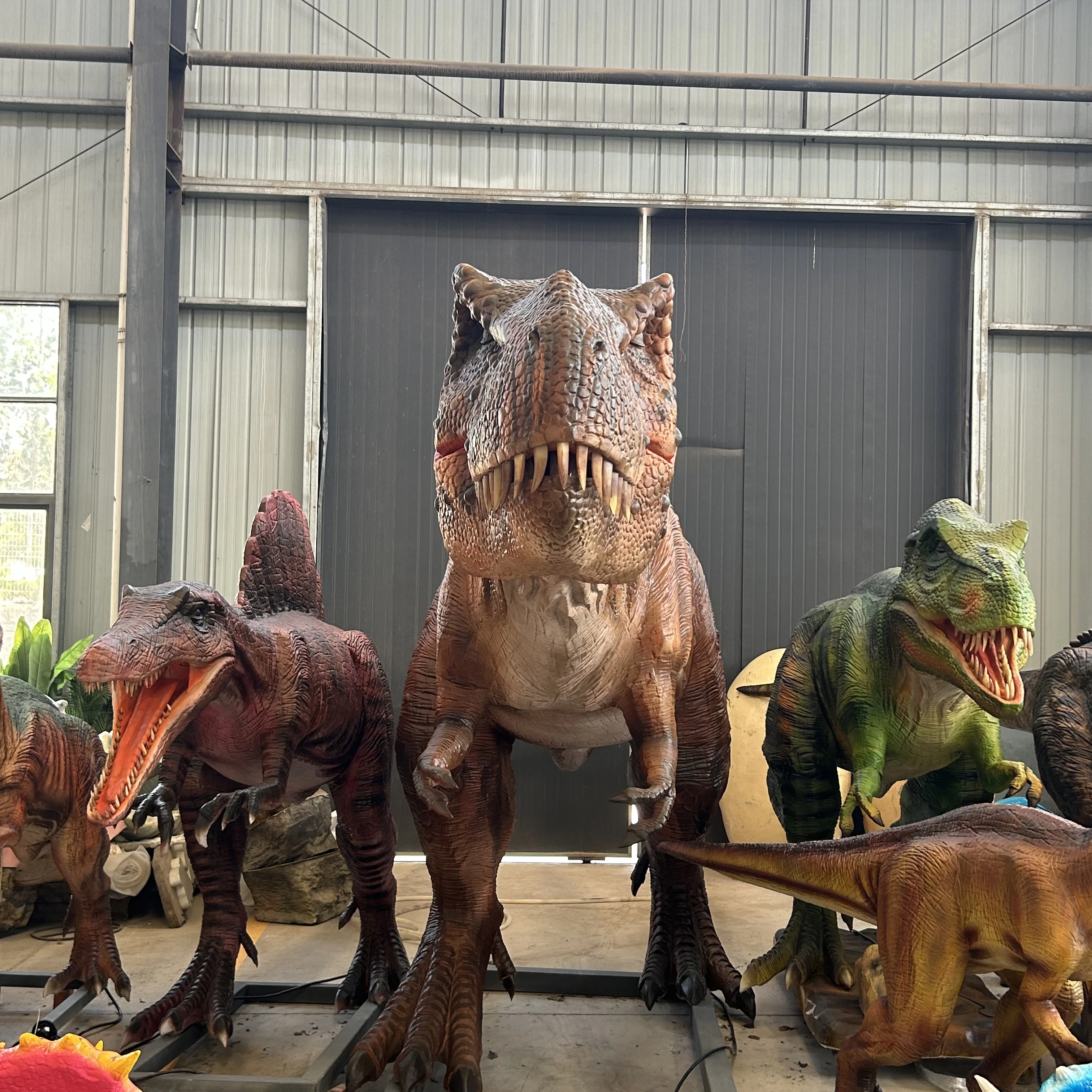 Прямая Продажа с фабрики T Rex Dino тематический парк аниматронных динозавров модель