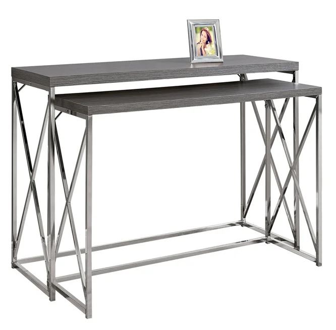 wholesale modern luxury french style  metal wood   console table