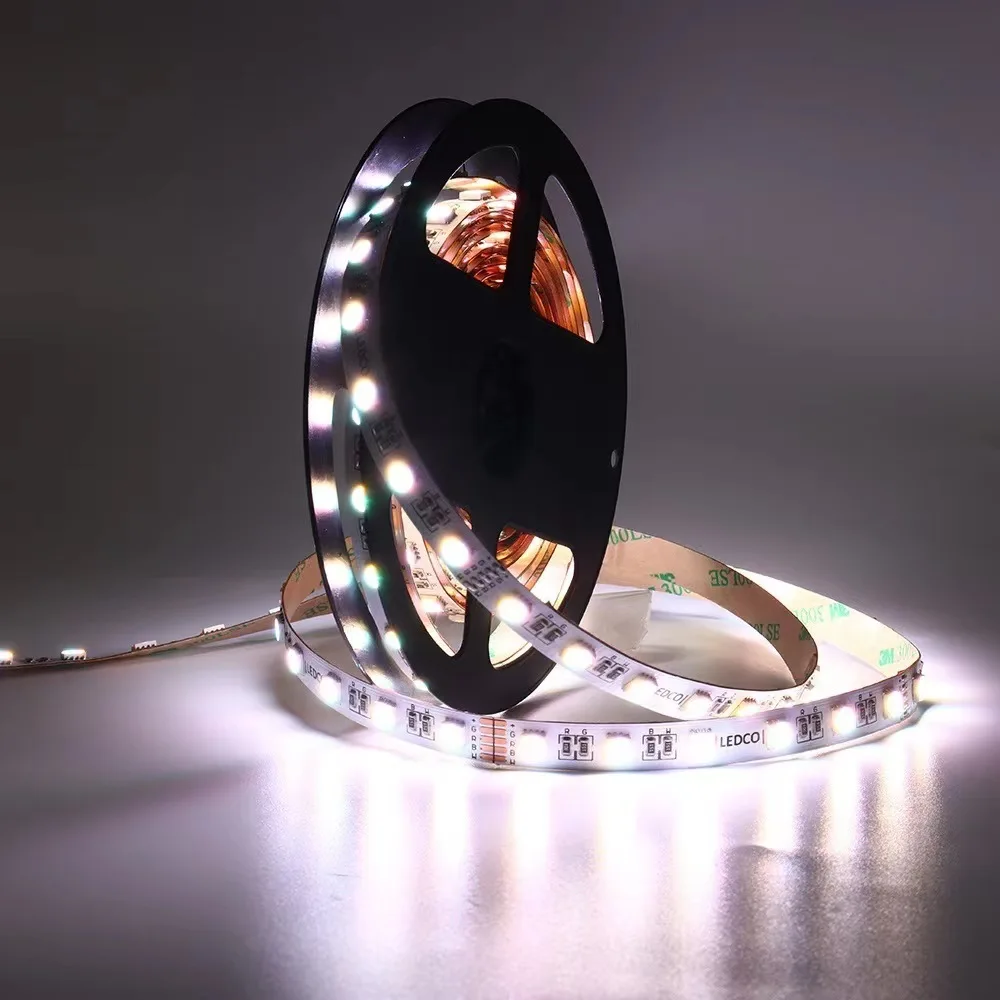 Заводская цена, оптовая продажа, dc12 24 В, световая лента 4 в 1, rgbw 12 мм, светодиодная лента для домашнего декора