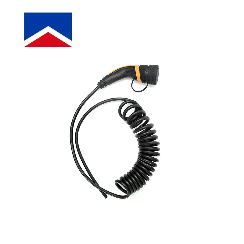 Тип 2 32 A/250 V 6v ac mA адаптер Электрический мотор для ev Автомобильная зарядная станция настенные розетки зарядное устройство 5 м 7 кабель