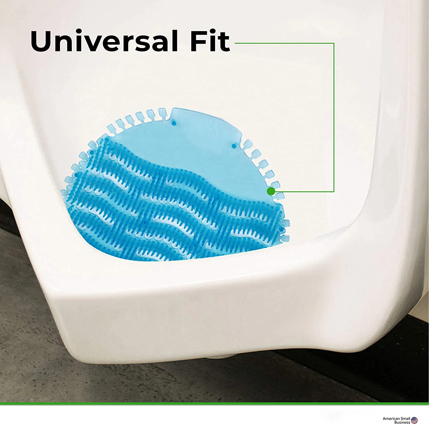 VSENT Urinal Screen Deodorizer Ocean Mist Blue  Anti-Splash with Odor Neutralizer Mat Scent Lasts 30 Days Suitable for Public