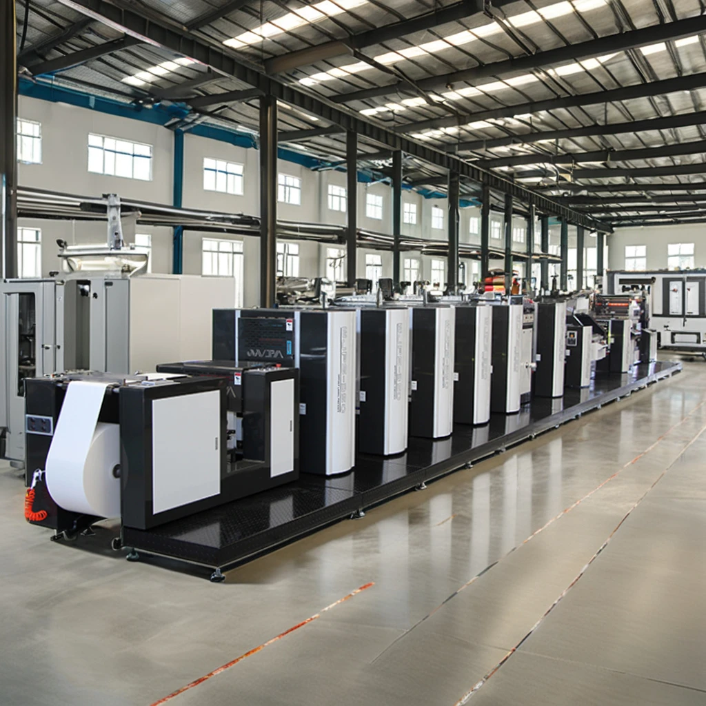 WJPS-350  Web Feed 350mm Wine Label IML High Quality Offset Printing Machine