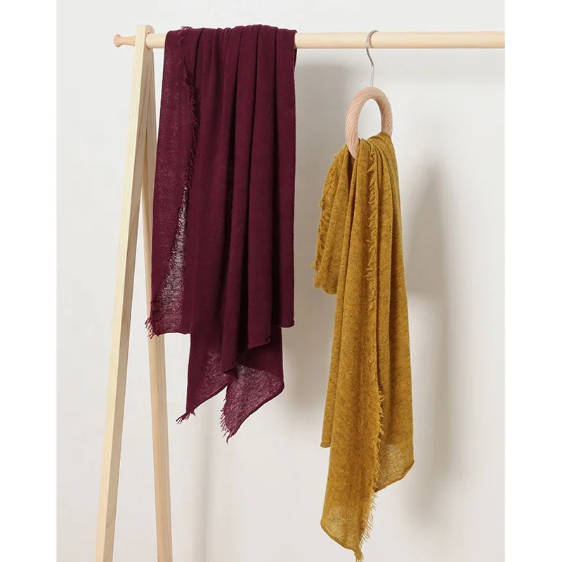 Best selling factory wholesale autumn winter fashion premium cashmere scarf women knitted