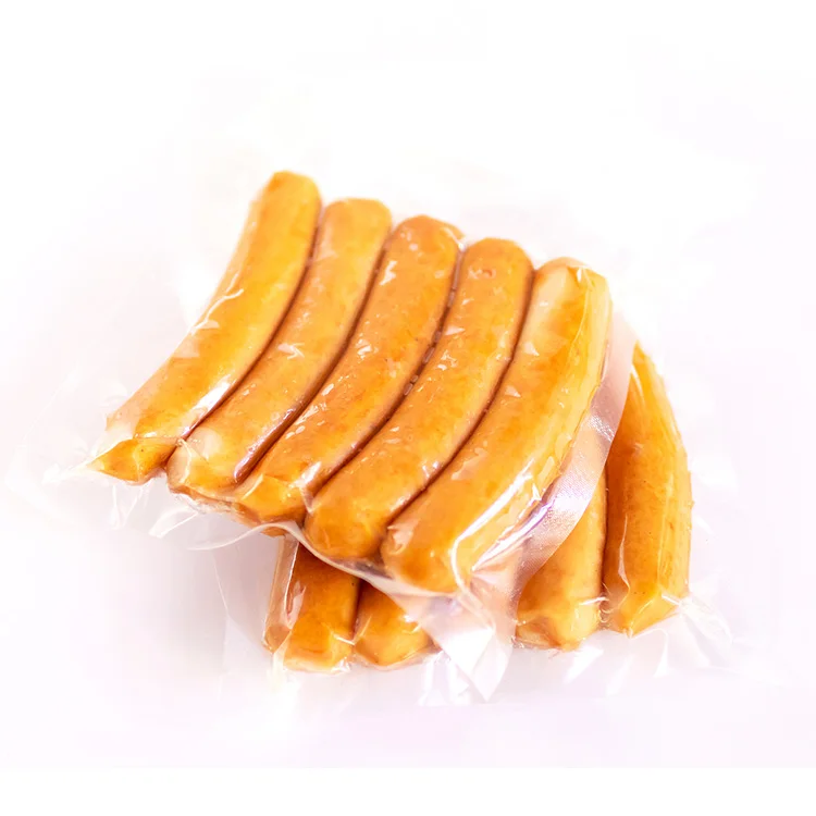 Changxi Package Factory Food Vaccum Sealing Plastic Frozen Sea Food Meat Packaging Bags 3 Side Seal Bag