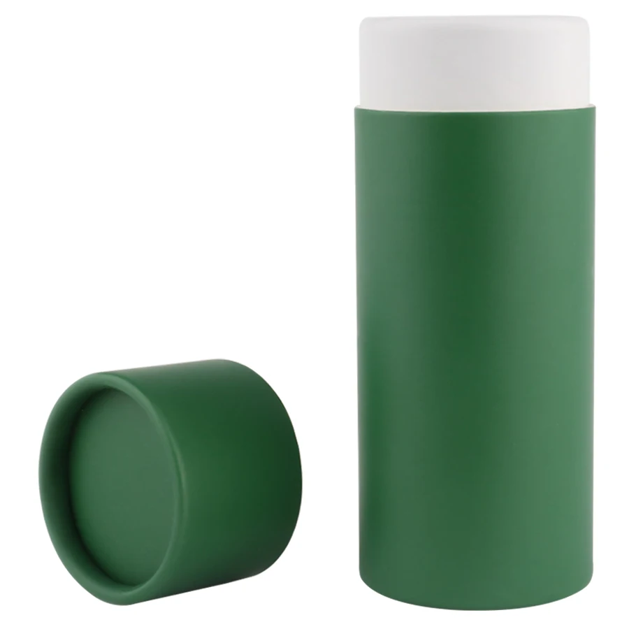 Kraft paper aluminium inside talcum powder paper tube box