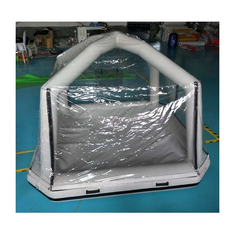 Newest inflatable water floating tent raft for playground