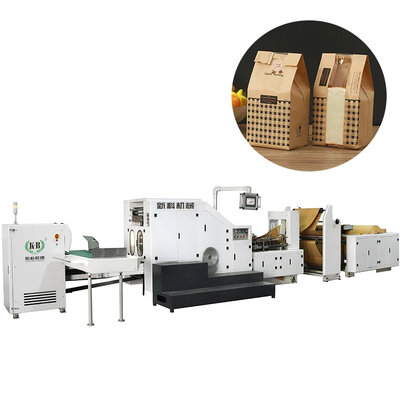 CE factory directly sales Bottom Making Machine Bag Making Manufacturer sale paper bag making mini sos bag machine