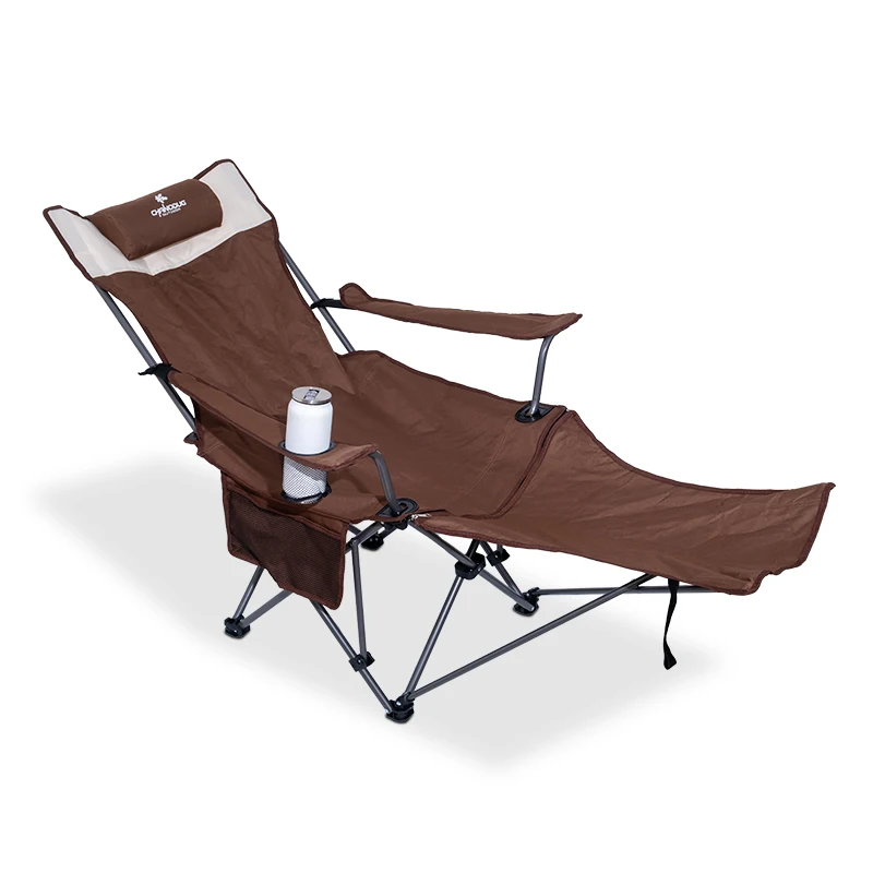 chanodug brand Portable Folding Beach Chair With Backrest Convenient Relaxation Chair For Outdoor Camping & Hiking