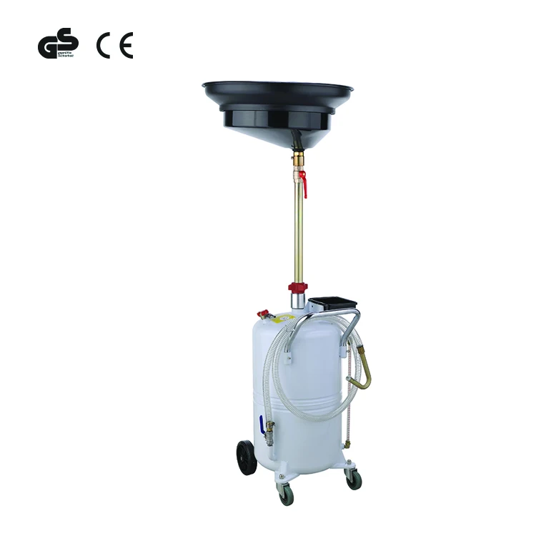 Waste Oil Drain Tank 90L Oil Drain Air Operated Drainer Oil Change, Oil Drain Container, Fluid Fuel Transfer Drai