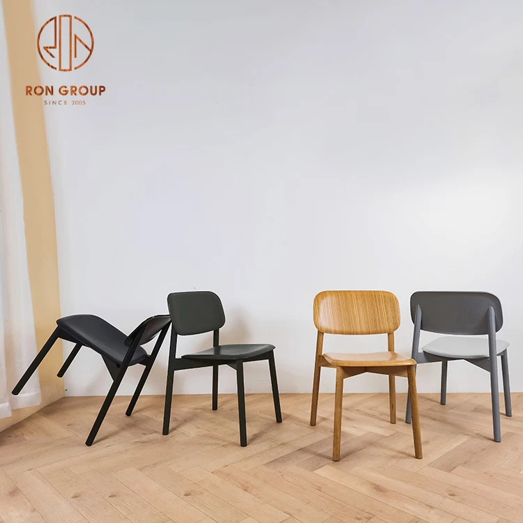 Commercial Wholesale Nordic Lobby Home Fast Food Restaurant Cafe Furniture Bentwood Dining Lounge Curved Back Solid Wood Chair