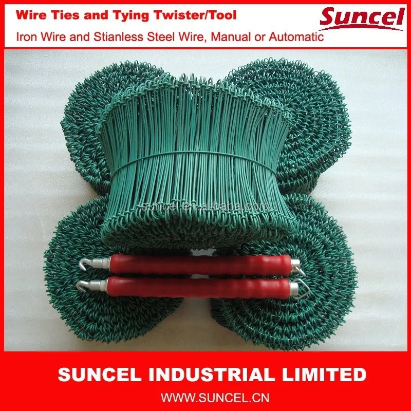 Suncel Industrial Limited ПВХ покрытием или оцинкованной стали проволочного галстук и галстук twister инструмент