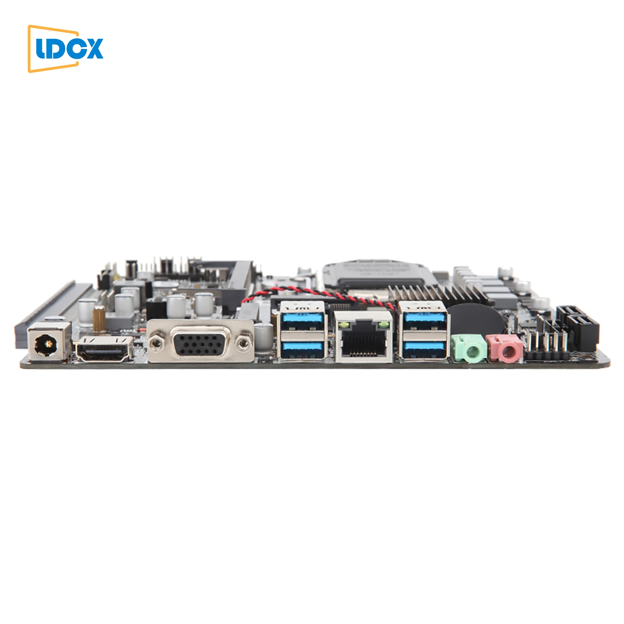 
LDCX H110 is suitable for Intel 8 CPU side plug PCIE LVDS DC12V DDR4 thinitx motherboard 
